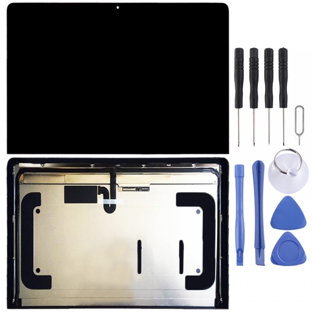 LCD Screen and Digitizer Full Assembly for Apple iMac 21.5 inch A1418 4K LM215UH1 (SD) (B1) EMC3069 MNDY2 (2017) (Black) Mac Replacement Parts Mac iMac 21.5